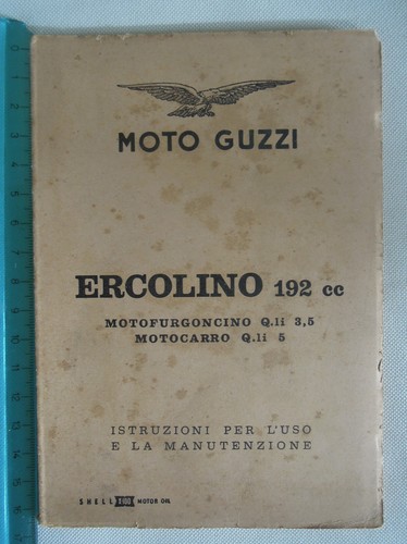 Moto guzzi ercolino 192cc - guzzi,