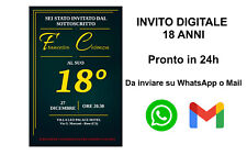 Invito 18 Anni Digitale -