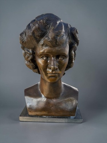 Scultura busto femminile - busto,