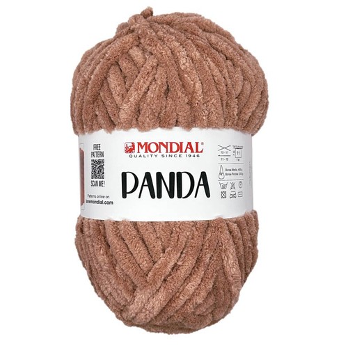 Gomitolo panda mondial - panda, velluto