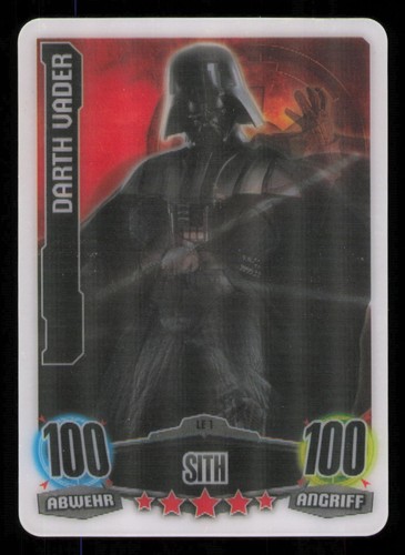 Darth vader force attax - force, star