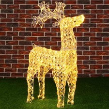 Renna Natalizia Luminosa 3D in