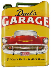 TARGA IN LATTA papà garage