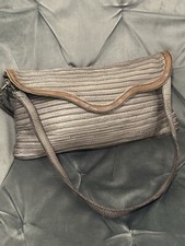 Borsa a tracolla MAJO in pelle grigia