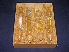 Antico set tubi Geissler originali Pressler tube 15 cm vetro all'uranio Lutz Neumann