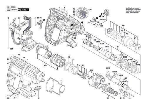 Bosch ricambi per - per, trapano