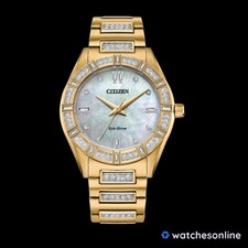 Orologio Citizen Eco-Drive Donna Collezione Cristallo Oro 34MM EM1022-51D