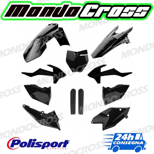Kit plastiche polisport nero - plastiche,