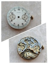 40s CHRONOGRAPH VALJOUX 22 VINTAGE WATCH MOVEMENT MOVIMENTO UHREN FOR PARTS