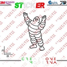 Adesivo sticker omino michelin - adesivo,