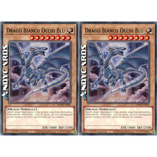 DRAGO BIANCO OCCHI BLU 2x •