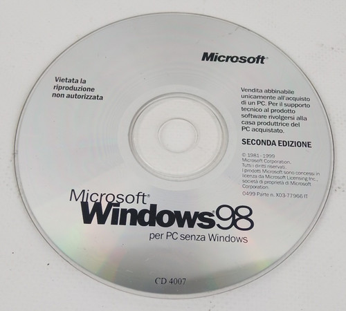 Software microsoft windows - windows, 98
