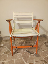 Sedia Pieghevole Giò Ponti Per F.lli Reguitti RARA Design 