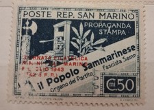 FRANCOBOLLO REPUBBLICA DI SAN