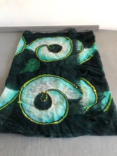 Ferrè foulard pura - lana, verde