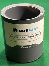 Bordo flessibile per prato bordo giardino 9 m rotolo dritto largo 15 cm