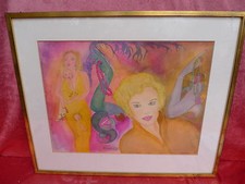 Bello, Vecchio Dipinto___Marylin Monroe __ Firmato: P.Wykrota __ Orig.