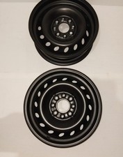 *2 cerchi in ferro neri fiat