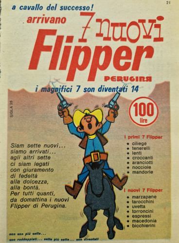 Flipper perugina cioccolato - flipper,