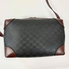 Borsa a tracolla Gucci in hardware dorato, PVC con micro GG ad incastro dal...