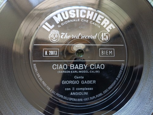 Giorgio gaber ciao baby - gaber,