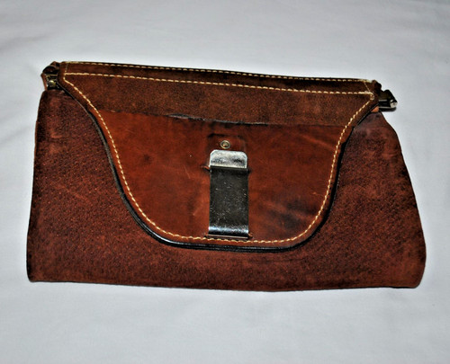 Busta vintage pelle - vintage, marrone