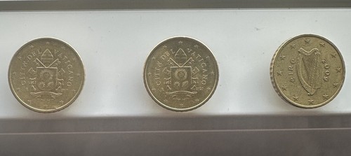 3 monete 50 - 50, cent