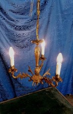 Lampadario In Bronzo Anni 50