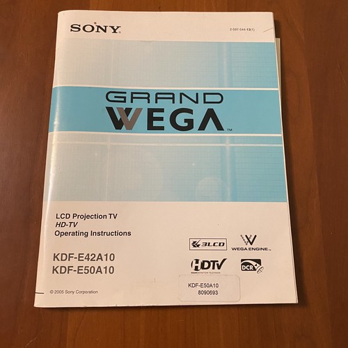 Sony grand wega - sony,