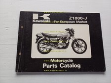 Kawasaki Z 1000 J1-J2-J3 1982 catalogo ricambi originale spare parts catalog