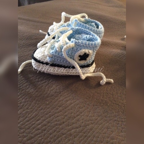 Converse uncinetto neonato - uncinetto,
