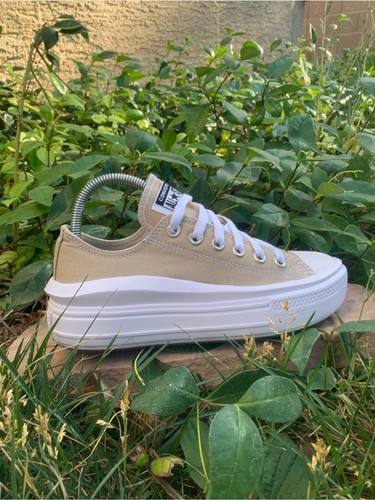 Converse donna beige bianche