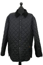 Barbour Liddesdale giacca trapuntata uomo XXL 2XL nero tinta unita leggera