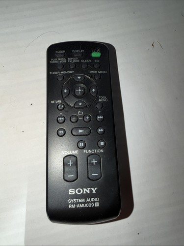Sony amu009 audio system - rm-amu009,