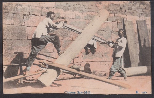 Vintage postcard two - vintage, men