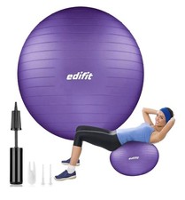 Palla Fitness Pilates Ball 55 cm Edifit Viola 