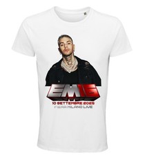 T-shirt Emis Killa Fiera Milano live 10 settembre 2025 concerto unisex, cotone,