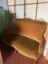 DIVANETTO 3 POSTI VELLUTO VINTAGE