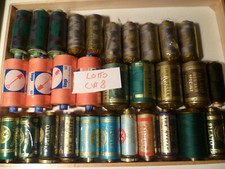 STOCK 31 SPOLE FILO CUCITO COTONE TRE STELLE N° 40 - 50 - 60 80 COLORI MIX LEGGI