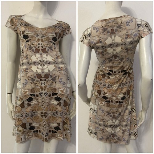 Maliparmi vestito abito beige - maliparmi,