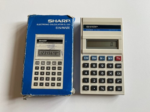 Sharp electronic calculator - sharp,