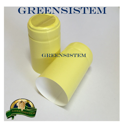 Capsule pvc 30x58 giallo - capsule,
