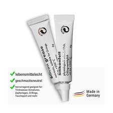 Grasso siliconico tubi 6 g per