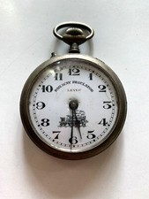 VINTAGE OROLOGIO DA TASCHINO LEVER RAILWAY REGULATOR ferrovia  FA REVISIONARE