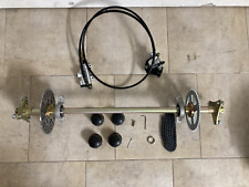 ASSALE GO KART DA 29 POLLICI, ASSALE POSTERIORE-CATENA-DISCHI-PINZE-FRENO-MOZZI