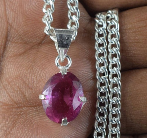 Ciondolo ovale rosa kunzite