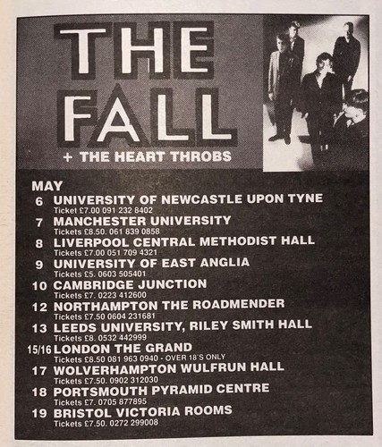 The fall gig advert - gig,