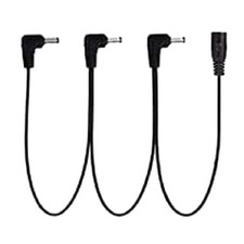 2X(Cavo Margherita Catena da 1 a 3 Vie Effetto Chitarra Pedale Accessori 9V Adattatore DC5533