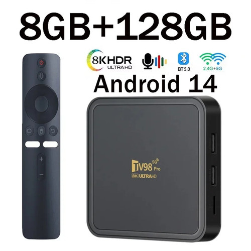 Tv98 pro android box 8k - 14,