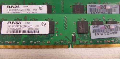 Elpida 4x1 gb - elpida,